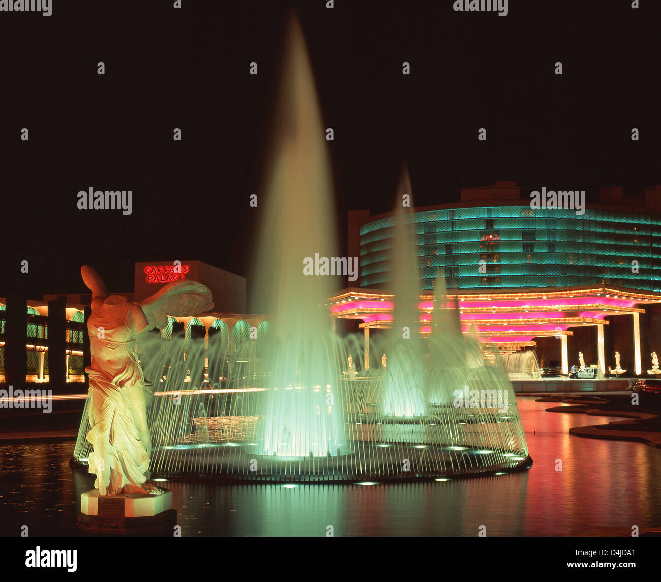 Fontana del Caesars Palace Las Vegas Hotel & Casino, il Vegas Strip di Las Vegas, Nevada, Stati Uniti d'America Foto Stock