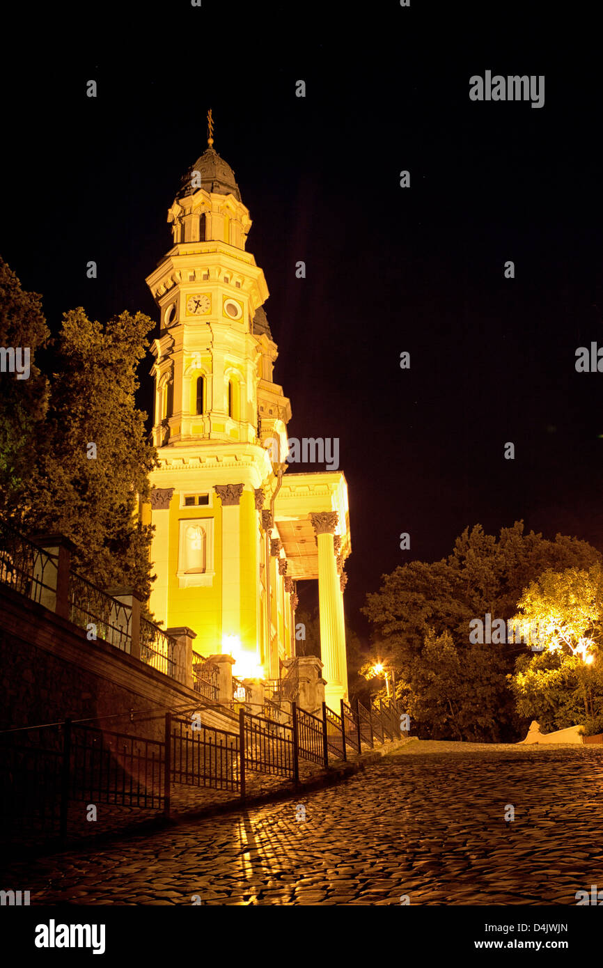 Greco Cattedrale Cattolica ruteno chiesa cattolica nella città di Uzhhorod Ucraina costruito nel XVII secolo Foto Stock