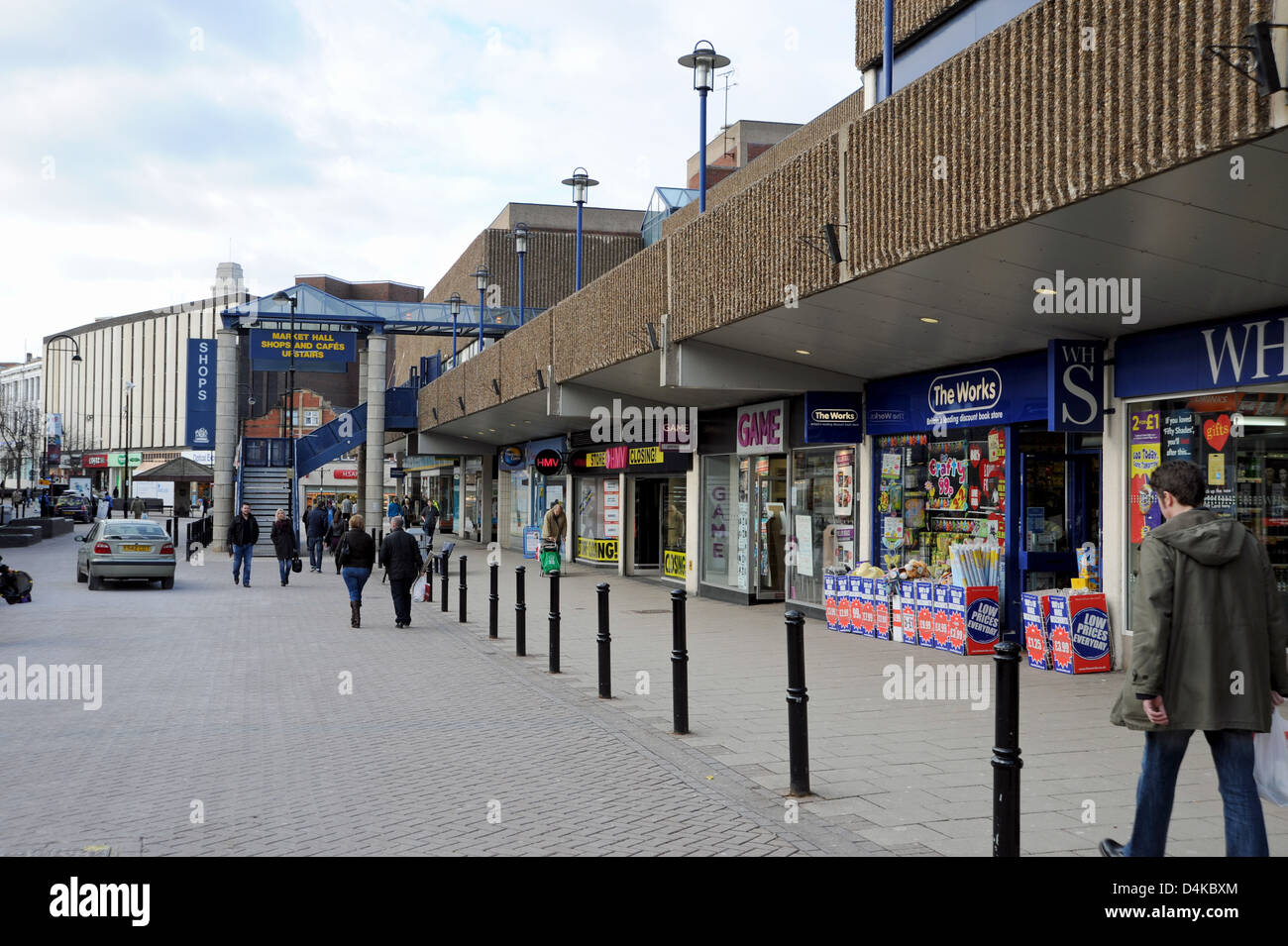 Barnsley town center Yorkshire Regno Unito Foto Stock