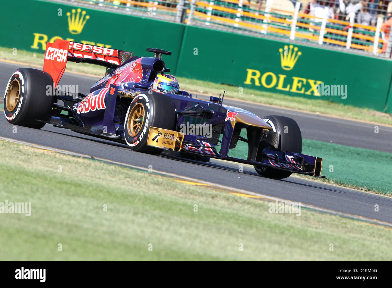 Melbourne, Australia. Il 15 marzo 2013. Formula 1 Gran Premio d'Australia di pratica. Jean-Eric Vergne, la Scuderia Toro Rosso, foto:mspb/ Lukas Gorys/dpa/Alamy Live News Foto Stock