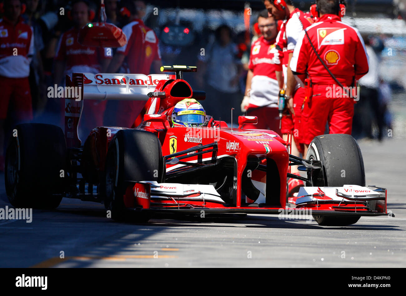 Melbourne, Australia. Il 15 marzo 2013. Formula 1 Gran Premio d'Australia di pratica. Felipe Massa, la Scuderia Ferrari, foto:mspb/Damir Ivka/dpa/Alamy Live News Foto Stock
