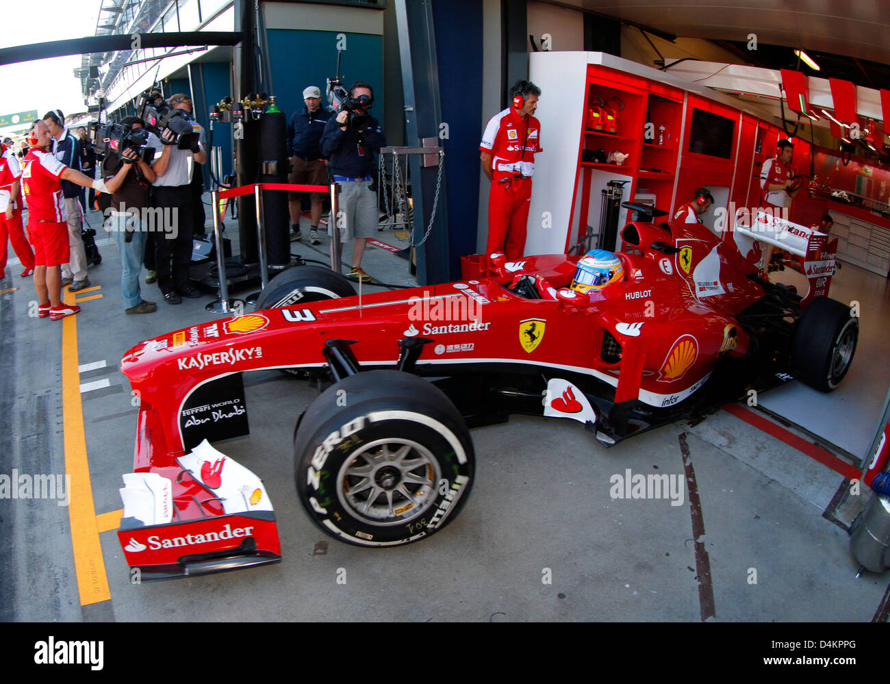Melbourne, Australia. Il 15 marzo 2013. Formula 1 Gran Premio d'Australia di pratica. Fernando Alonso, la Scuderia Ferrari, foto:mspb/Damir Ivka/dpa/Alamy Live News Foto Stock
