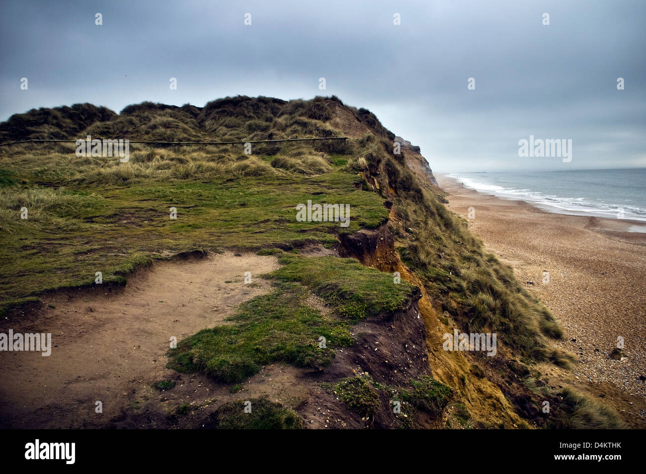 Testa Hengistbury riserva naturale vicino a Christchurch, Dorset, Regno Unito Foto Stock