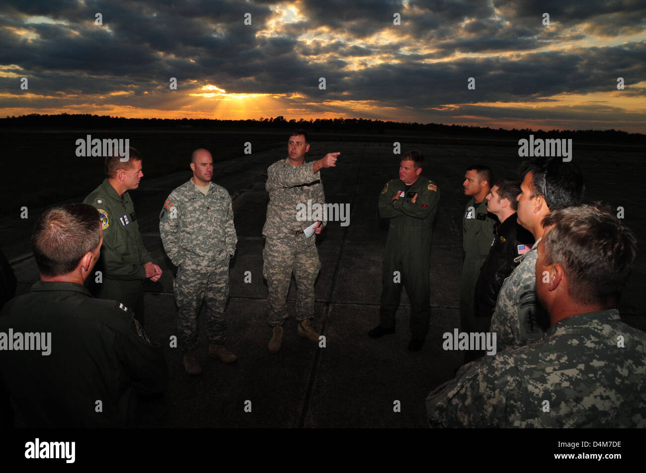 USCG e US Army formazione congiunta Foto Stock