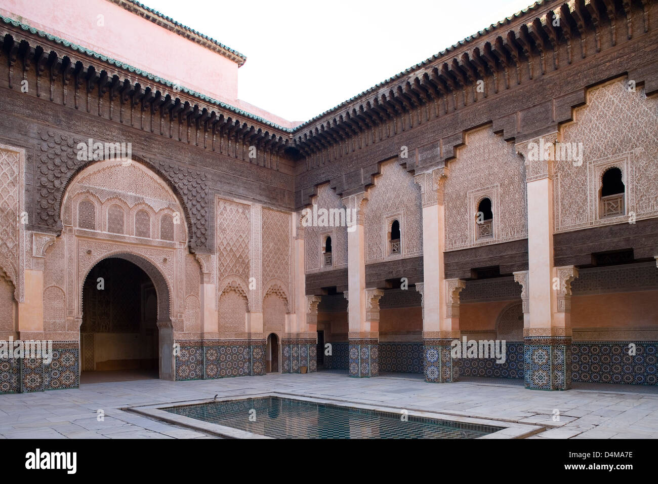 Africa Marocco Marrakech, madrasa di Ali ben Youssef Foto Stock