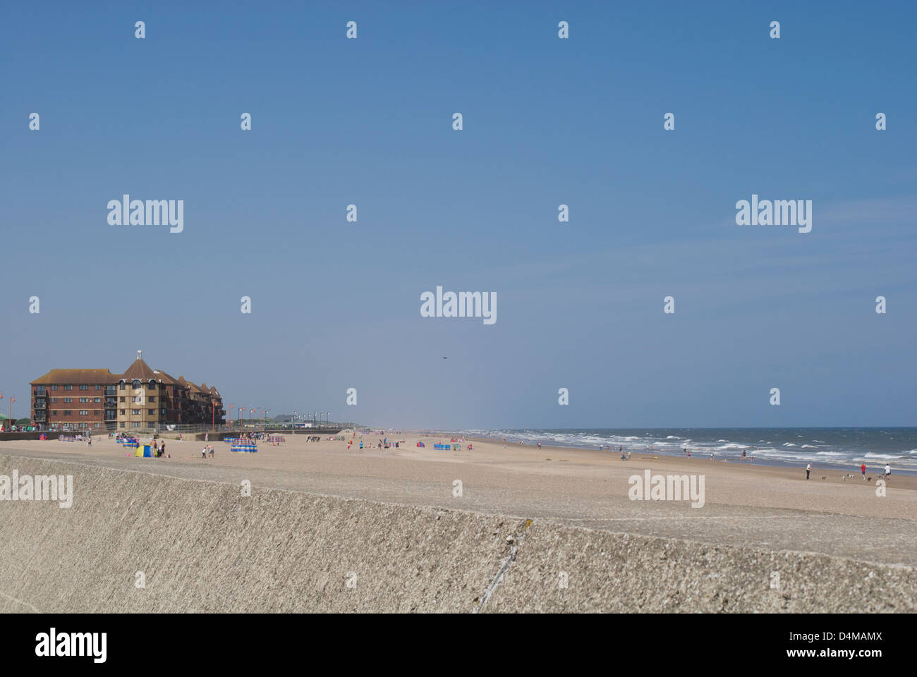 Spiaggia Mablethorpe Foto Stock