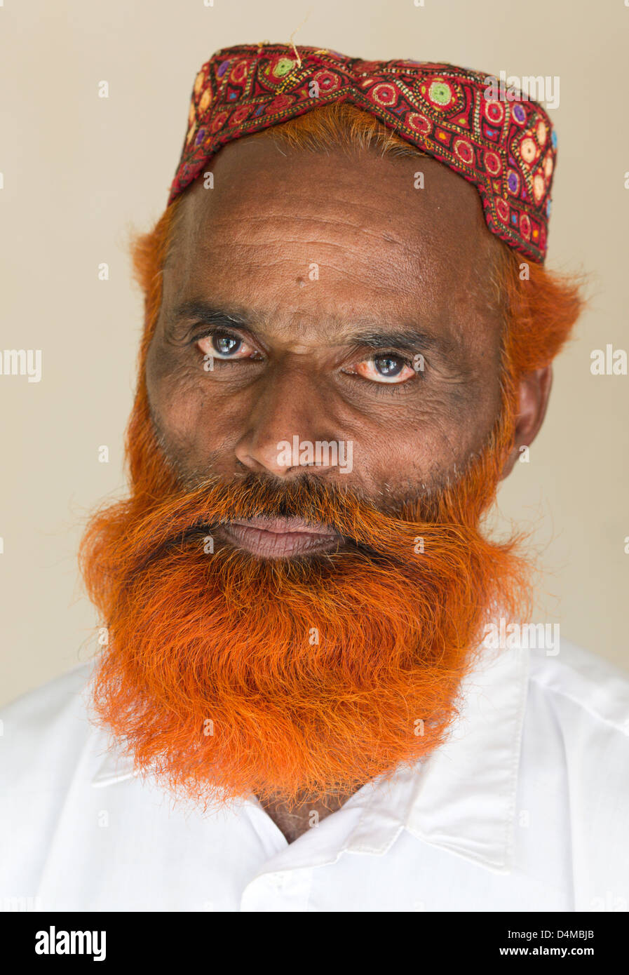 Hamzomahar, Pakistan, ritratto del sig. Hafiz Foto Stock
