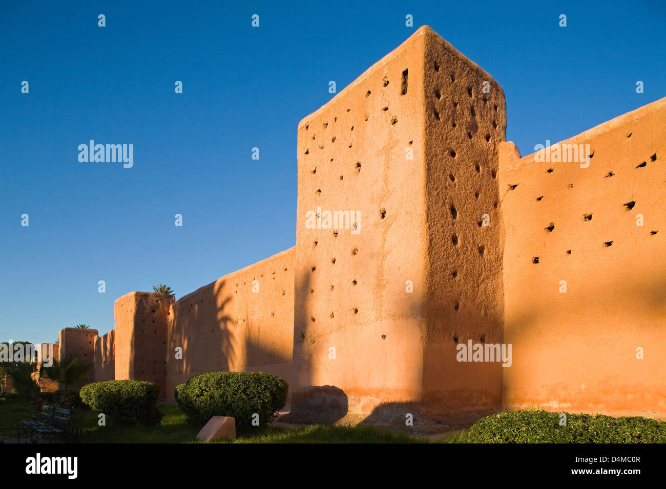 Africa Marocco Marrakech, antiche mura Foto Stock