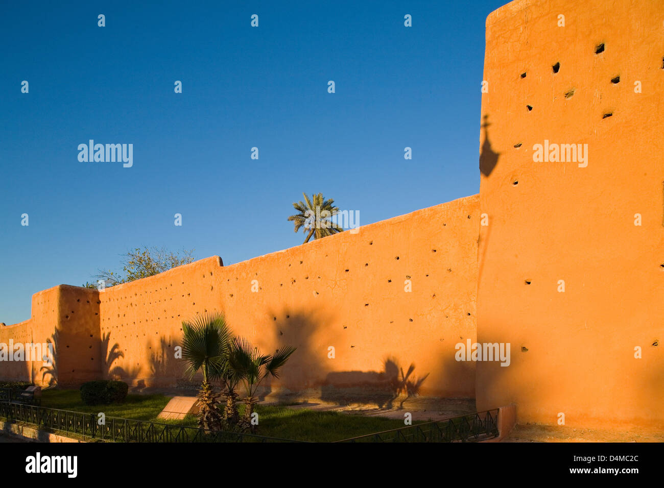 Africa Marocco Marrakech, antiche mura Foto Stock