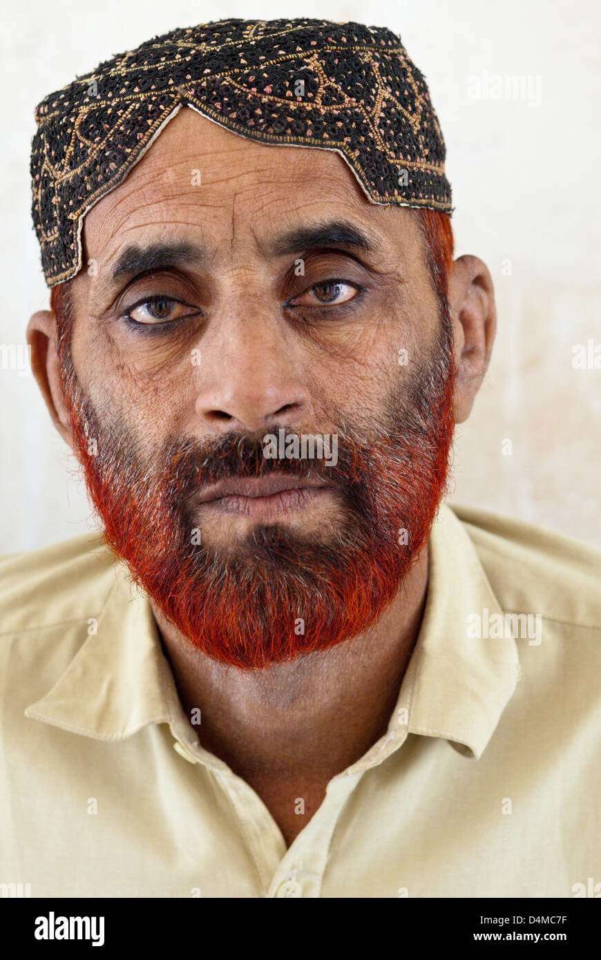 Dalel Buriro, Pakistan, Ritratto di Ali Mumthar Foto Stock