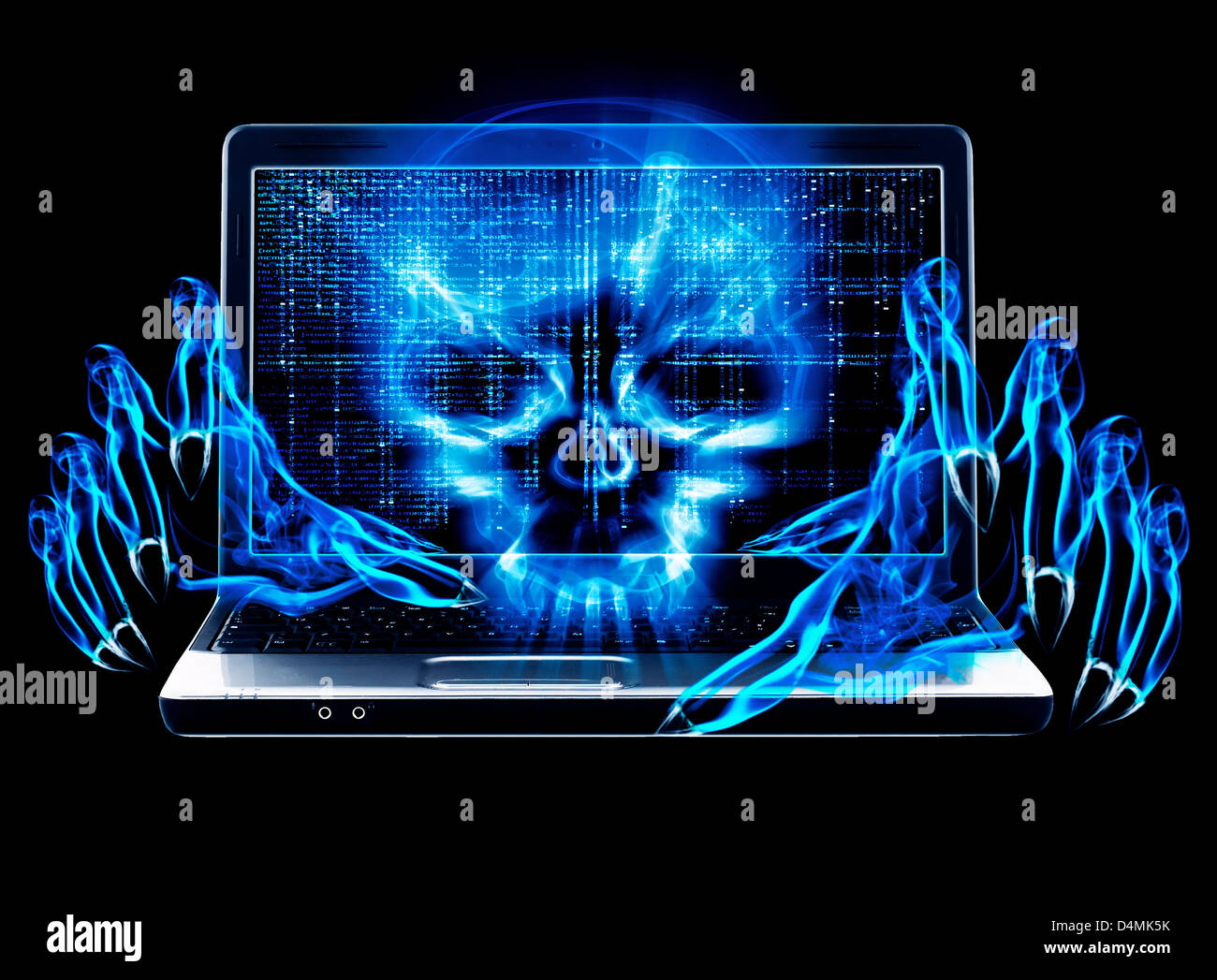 Attacco hacker concept Foto Stock
