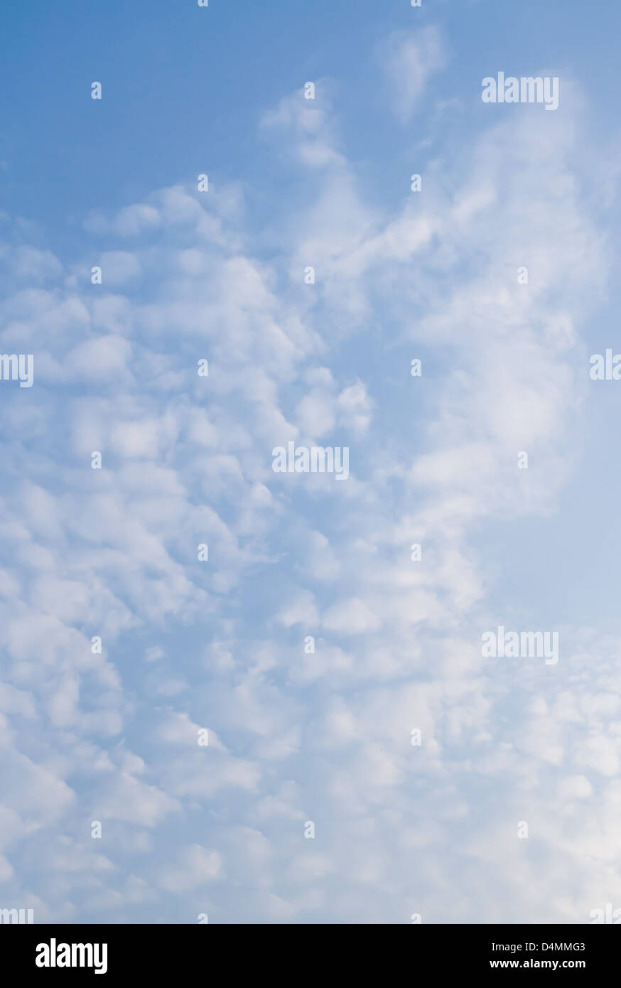 Il bel cielo blu con nuvole . Foto Stock