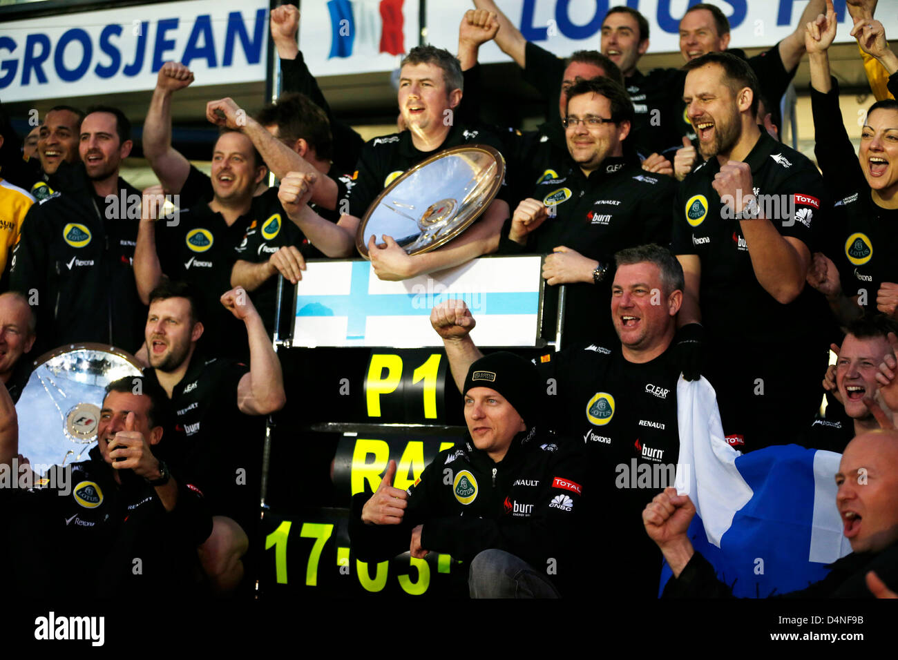 Motorsports: FIA Formula One World Championship 2013, il Gran Premio d'Australia, #7 Kimi Raeikkoenen (FIN, Team Lotus F1), Foto Stock