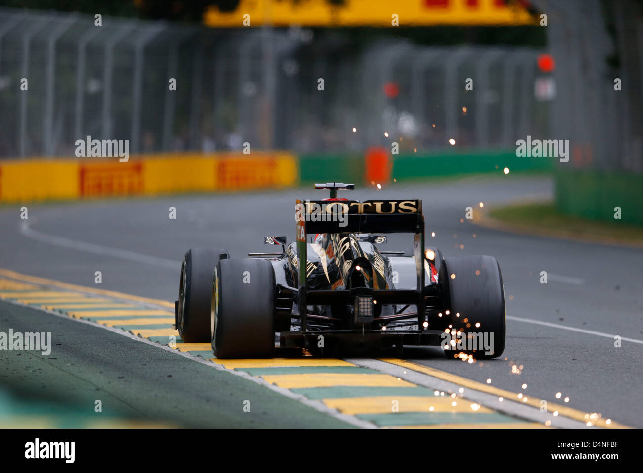 Motorsports: FIA Formula One World Championship 2013, il Gran Premio d'Australia, #7 Kimi Raeikkoenen (FIN, Team Lotus F1), Foto Stock