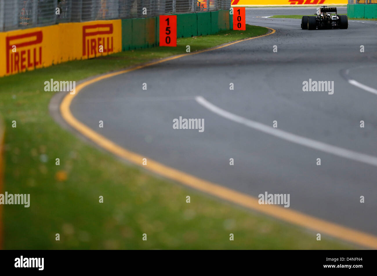 Motorsports: FIA Formula One World Championship 2013, il Gran Premio d'Australia, #7 Kimi Raeikkoenen (FIN, Team Lotus F1), Foto Stock
