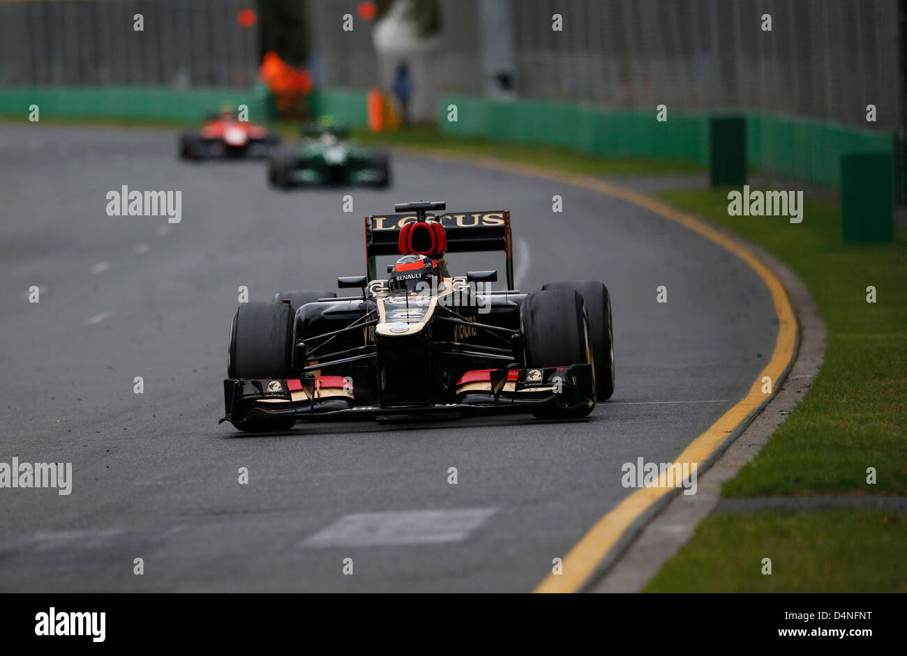 Motorsports: FIA Formula One World Championship 2013, il Gran Premio d'Australia, #7 Kimi Raeikkoenen (FIN, Team Lotus F1), Foto Stock