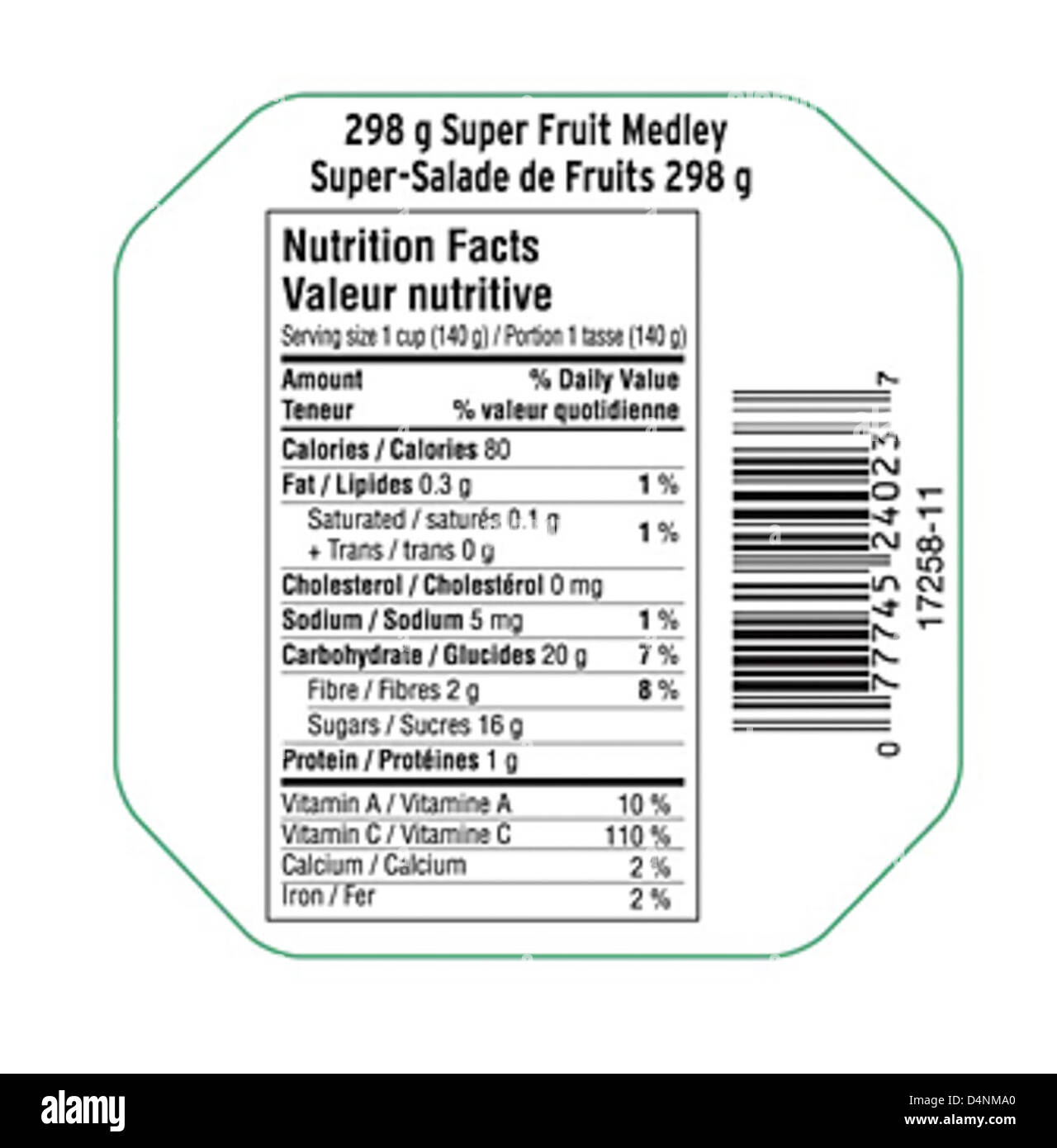 Ready PAC Foods ha annunciato un ritiro volontario di prodotti a base di frutta fresca tagliata contenenti mango, venduti in vari negozi tra cui Starbucks, a causa di possibili rischi per la salute. Il richiamo è incentrato sulla sicurezza alimentare e sulla prevenzione della contaminazione. Foto Stock