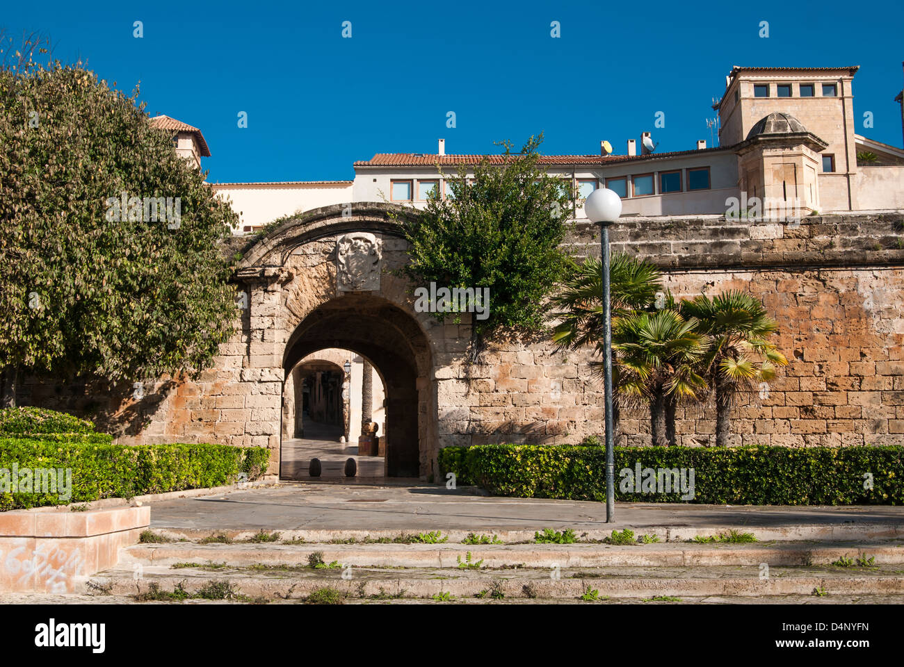 Street view in Palma de Maiorca Foto Stock