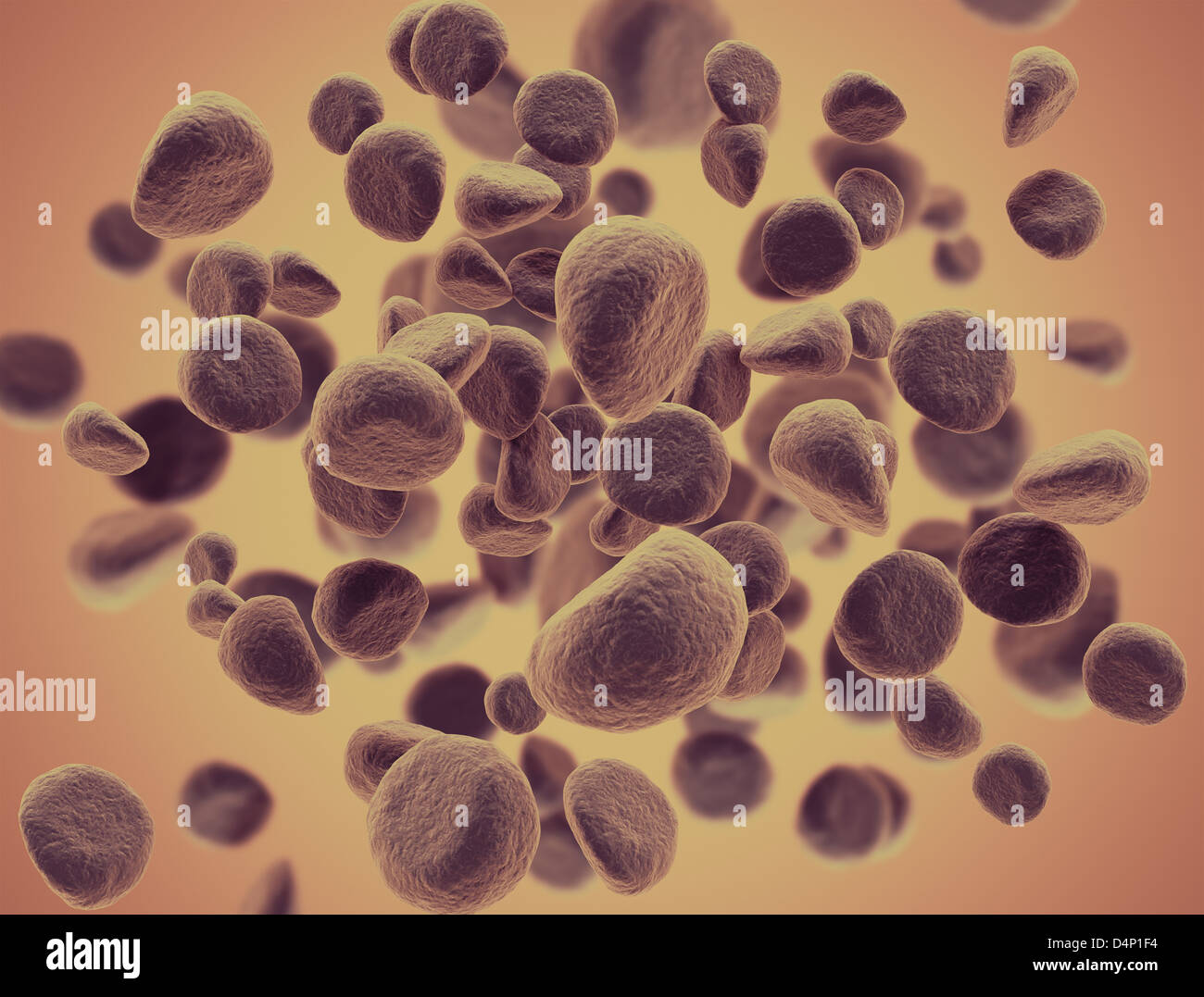 La diffusione delle cellule tumorali Foto Stock