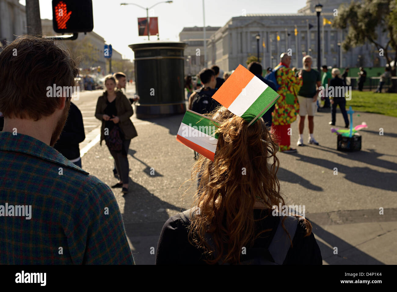 San Patrizio Irlanda 'St Patricks Day' 'St Paddys Day' 'San Francisco' Foto Stock