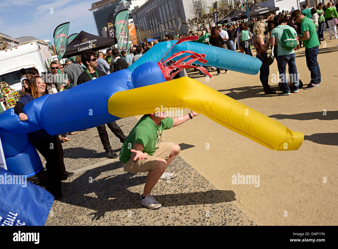 San Patrizio Irlanda 'St Patricks Day' 'St Paddys Day' 'San Francisco' Foto Stock