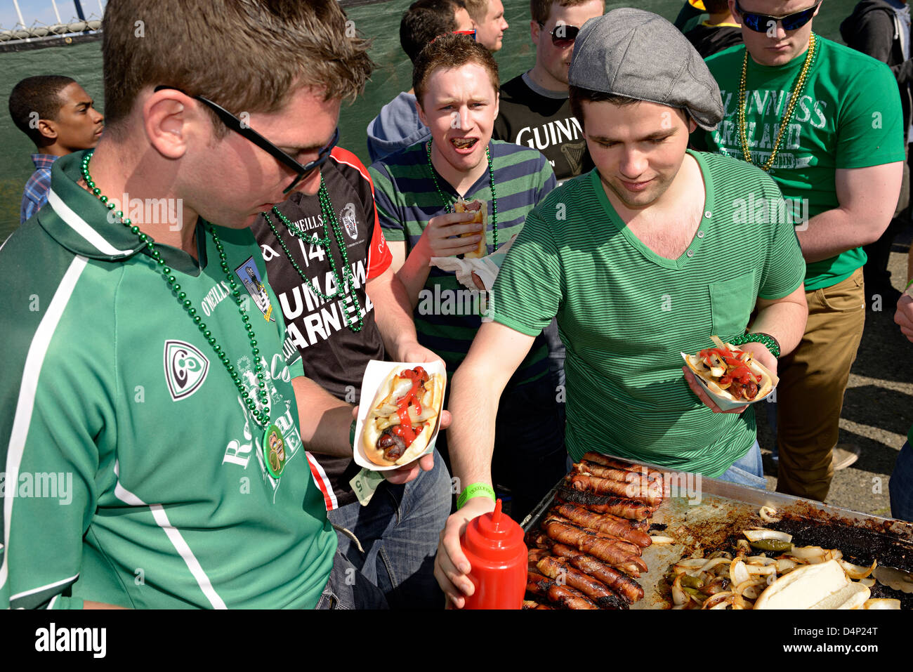 San Patrizio Irlanda 'St Patricks Day' 'St Paddys Day' 'San Francisco' Foto Stock
