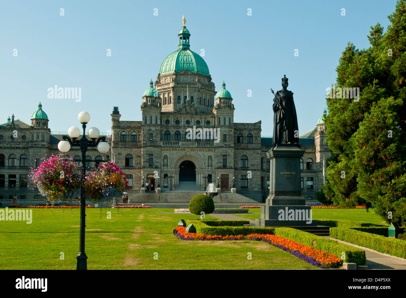 Il Palazzo del Parlamento, Victoria, British Columbia, Canada Foto Stock