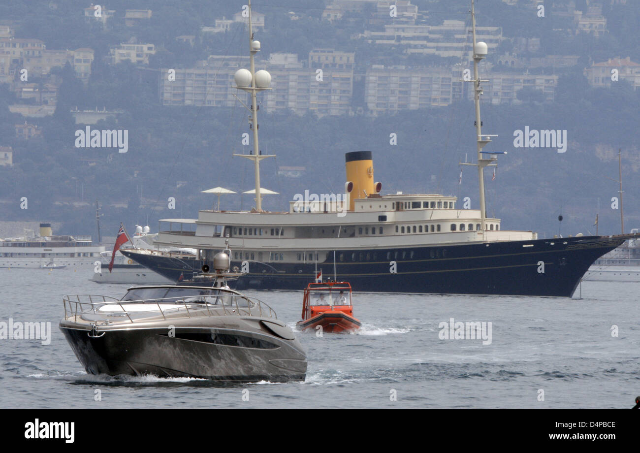 Il porto di Monte Carlo è raffigurato entro il campo della Formula Uno Gran Premio di Monaco a Montecarlo, Monaco, 21 maggio 2009. Foto: Jens BUETTNER Foto Stock