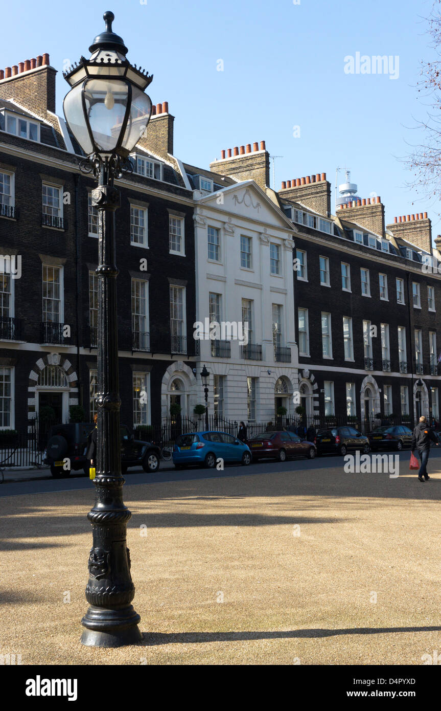 Bedford Square, Bloomsbury, Londra. Foto Stock