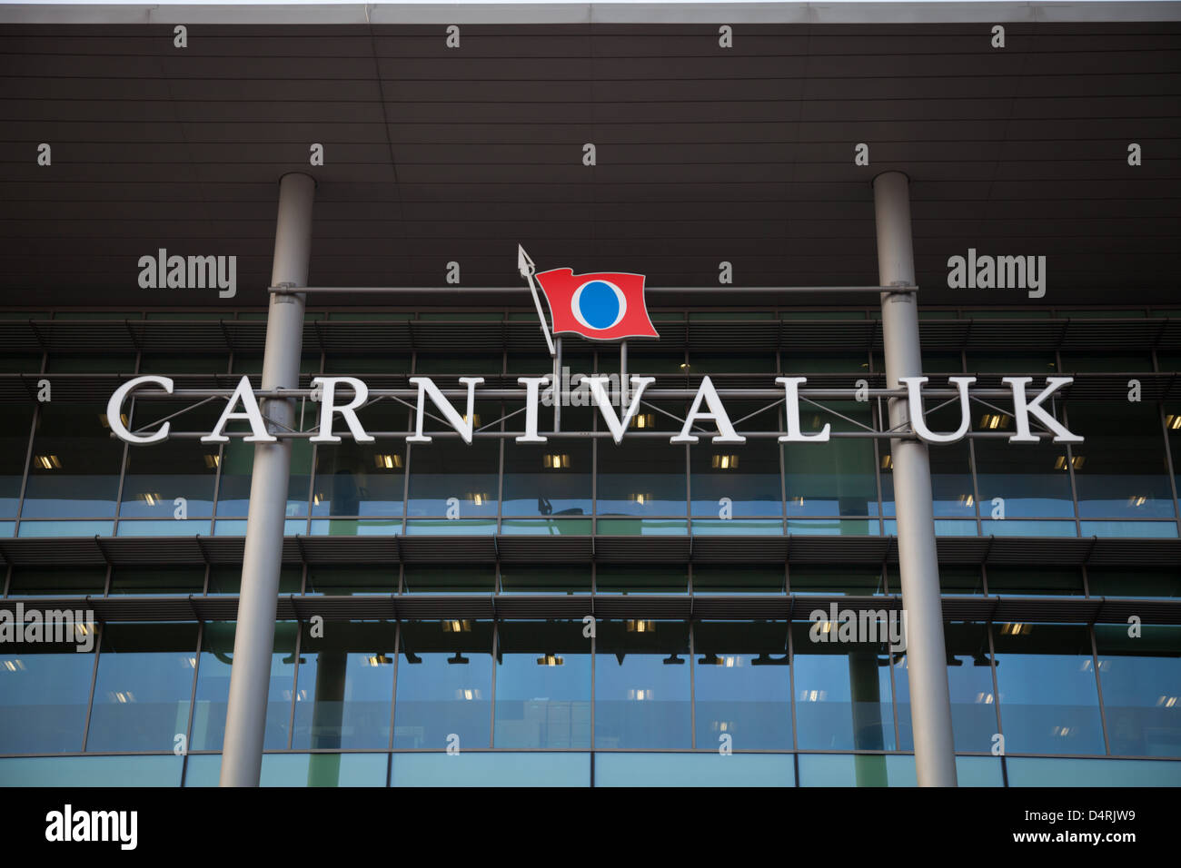 Una vista generale di Carnival UK Head Office sulla parata del Porto di Southampton Foto Stock