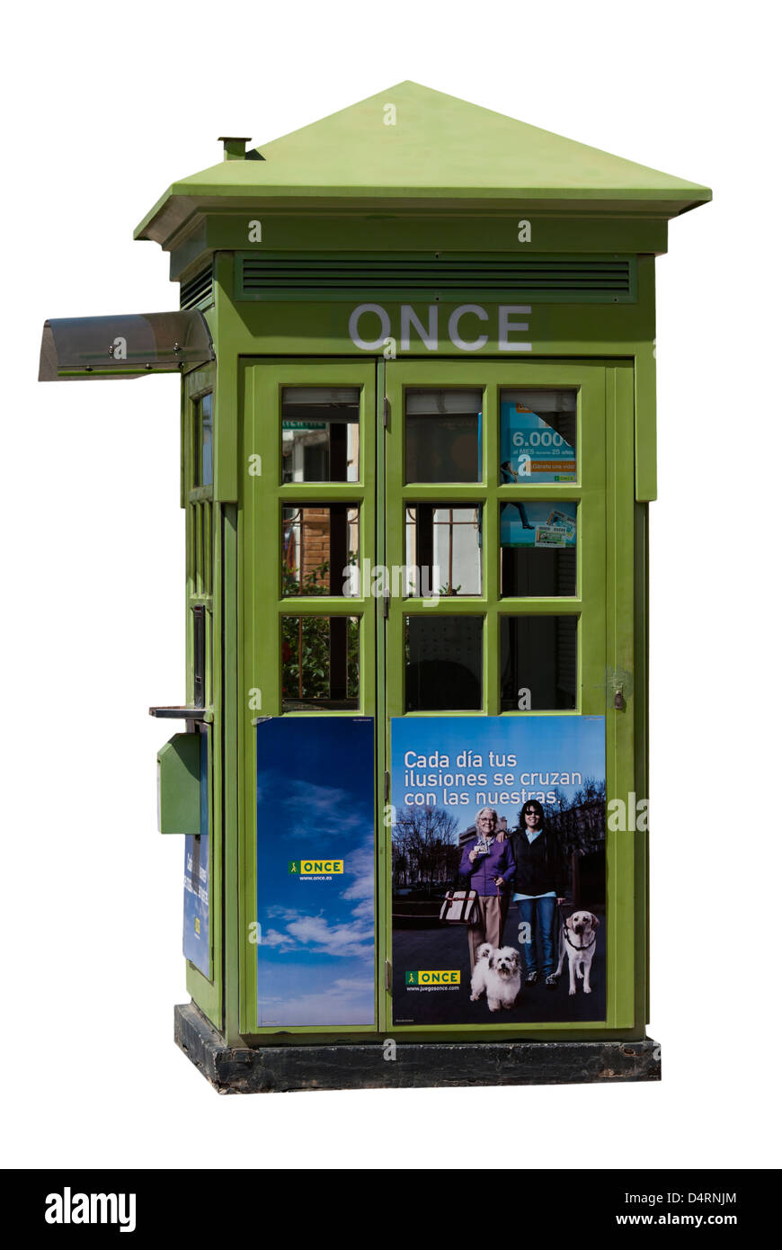 Lotteria Spagnola una volta chiosco Foto Stock