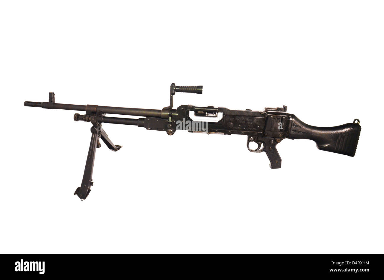 FN belga MAG 7,62 mm general purpose machine gun. Foto Stock