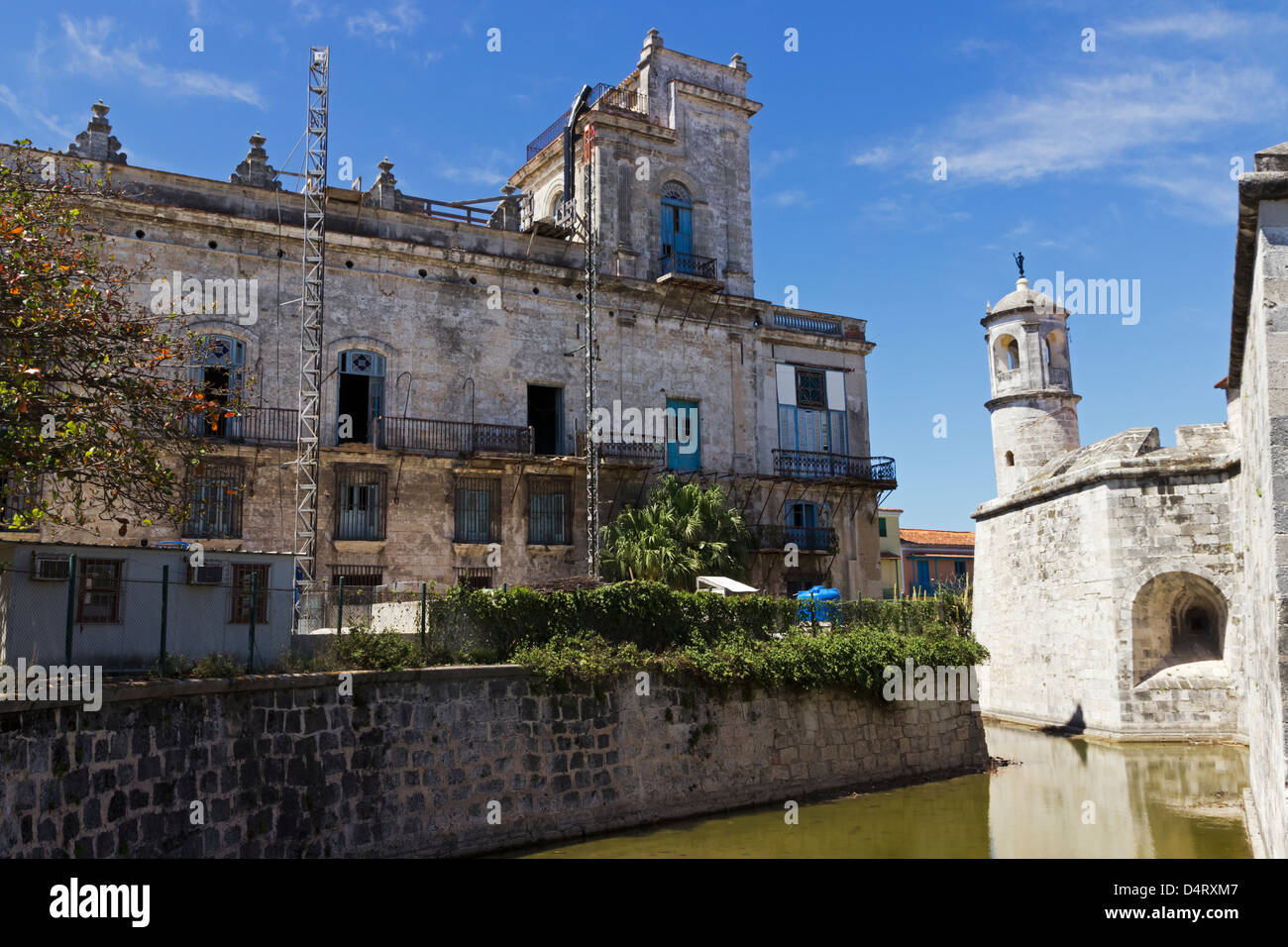 Castillo de la Real Fuerza Plaza de Armas Havana Cuba Foto Stock