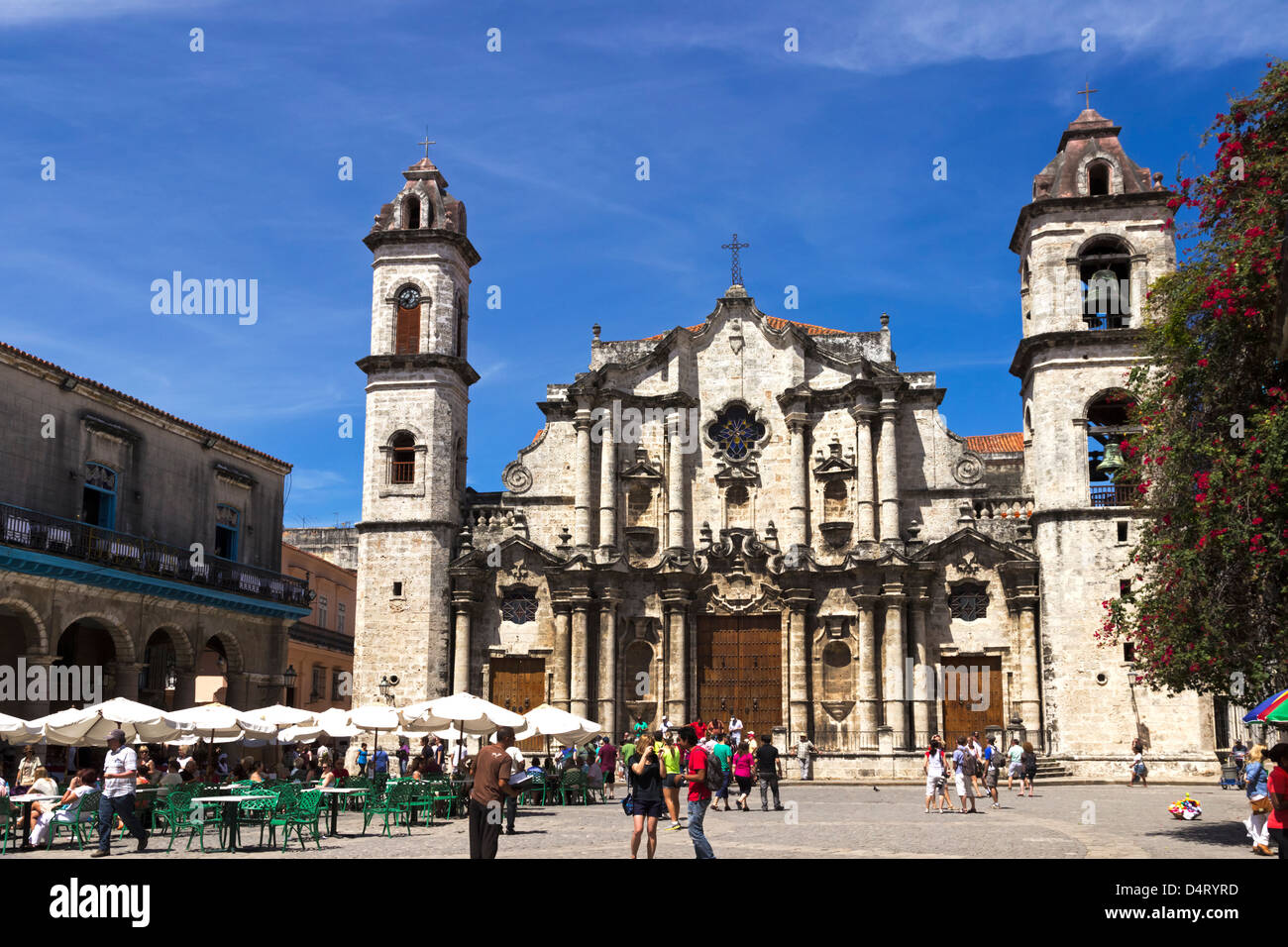 Catedral de San Cristóbal Plaza de la Catedral Havana Cuba Foto Stock