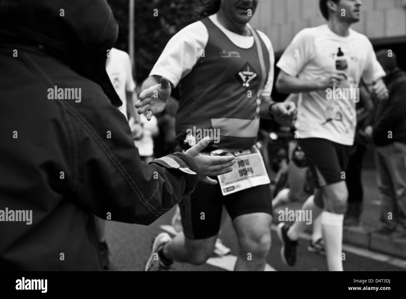 Maratona di Barcellona 2013 Foto Stock