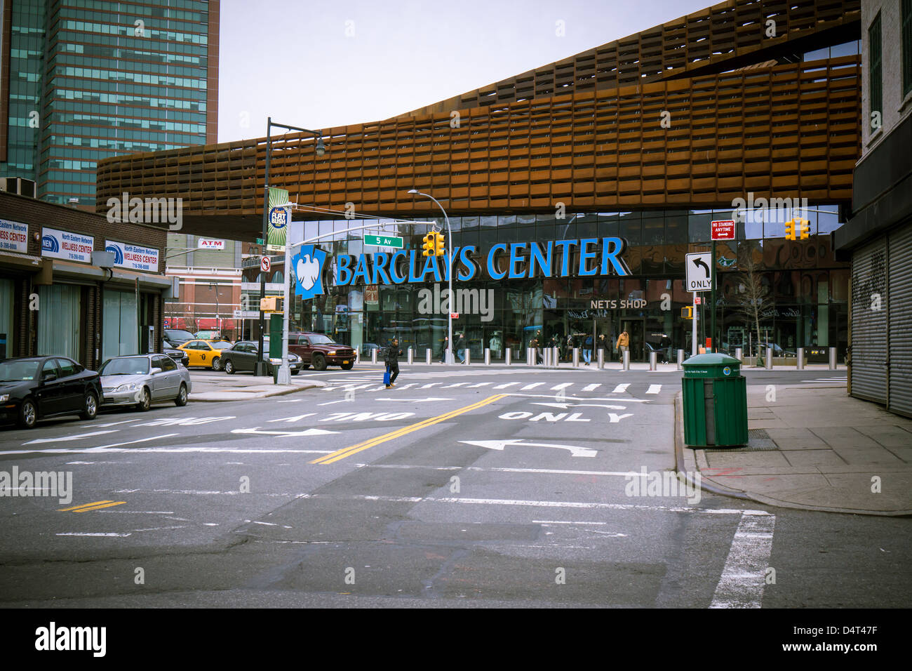 La Barclays Center di Brooklyn a New York Foto Stock