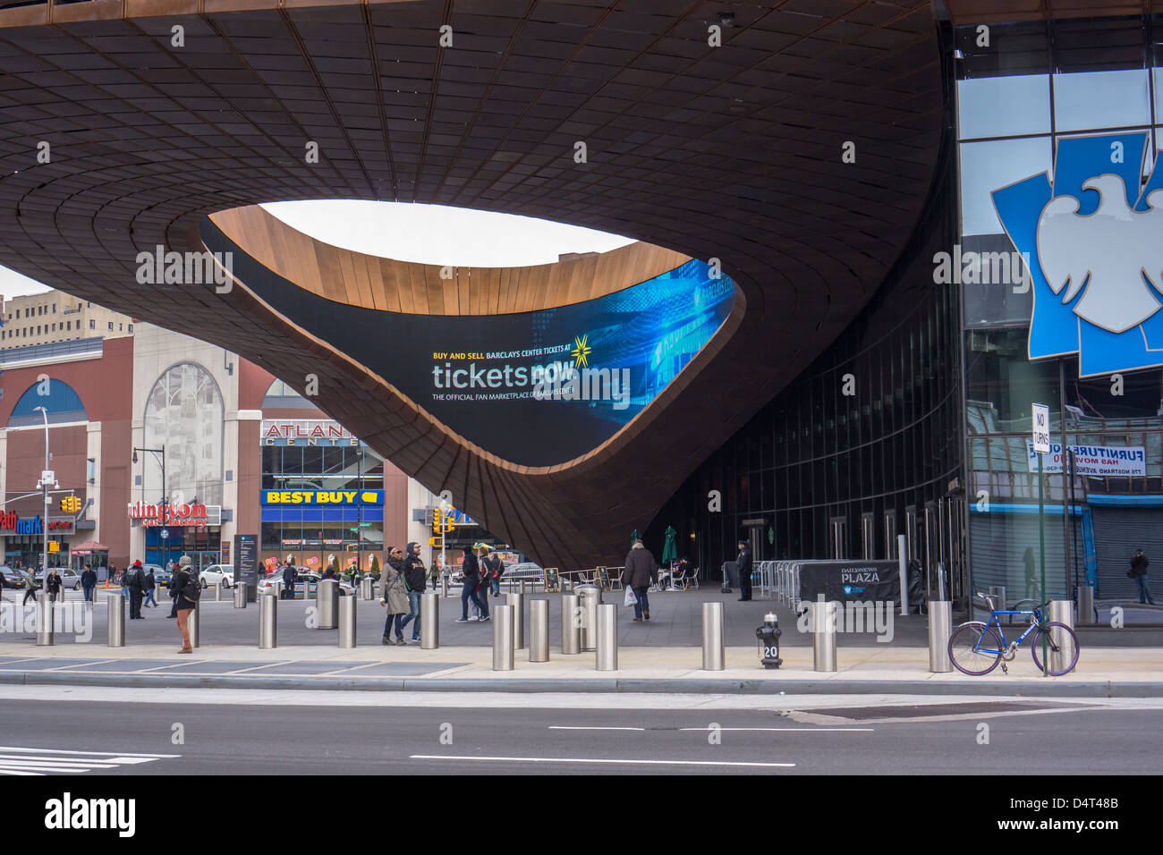 La Barclays Center di Brooklyn a New York Foto Stock