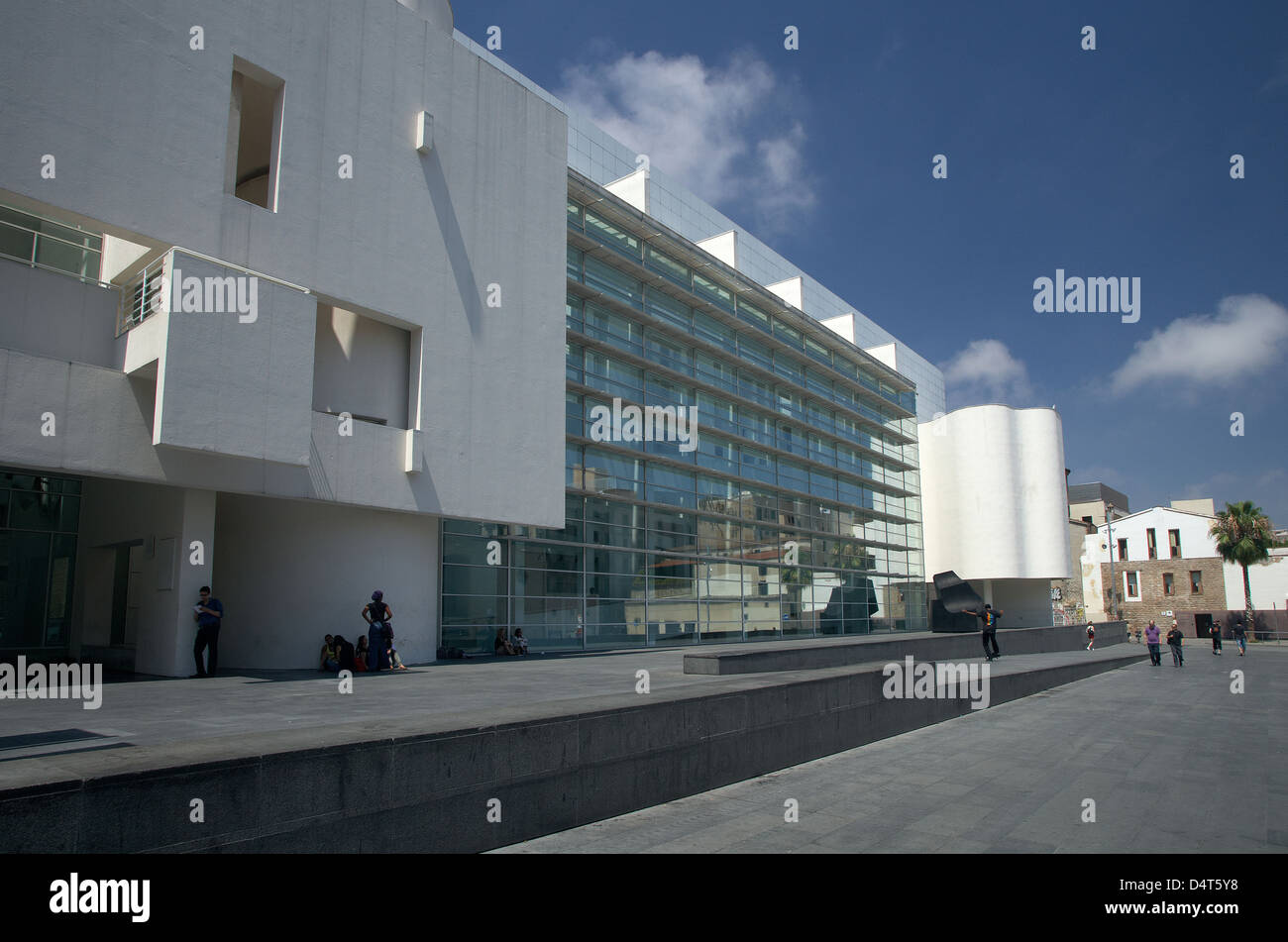 Barcelona, Spagna, il Museo di Arte Moderna MACBA Foto Stock