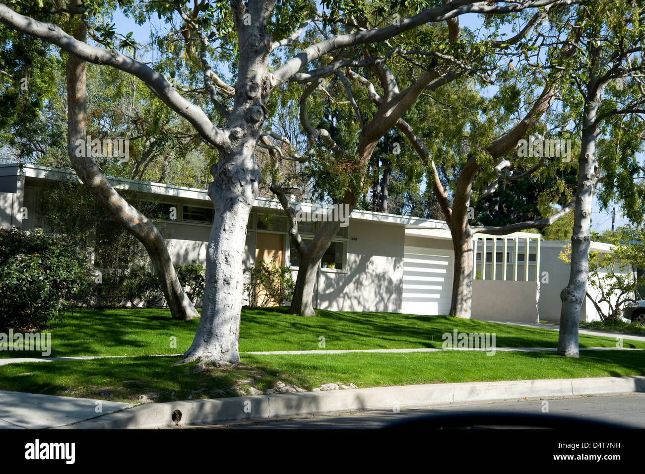 Caso di studio casa degli anni sessanta a metà secolo architettura moderna in West Los Angeles, California Foto Stock