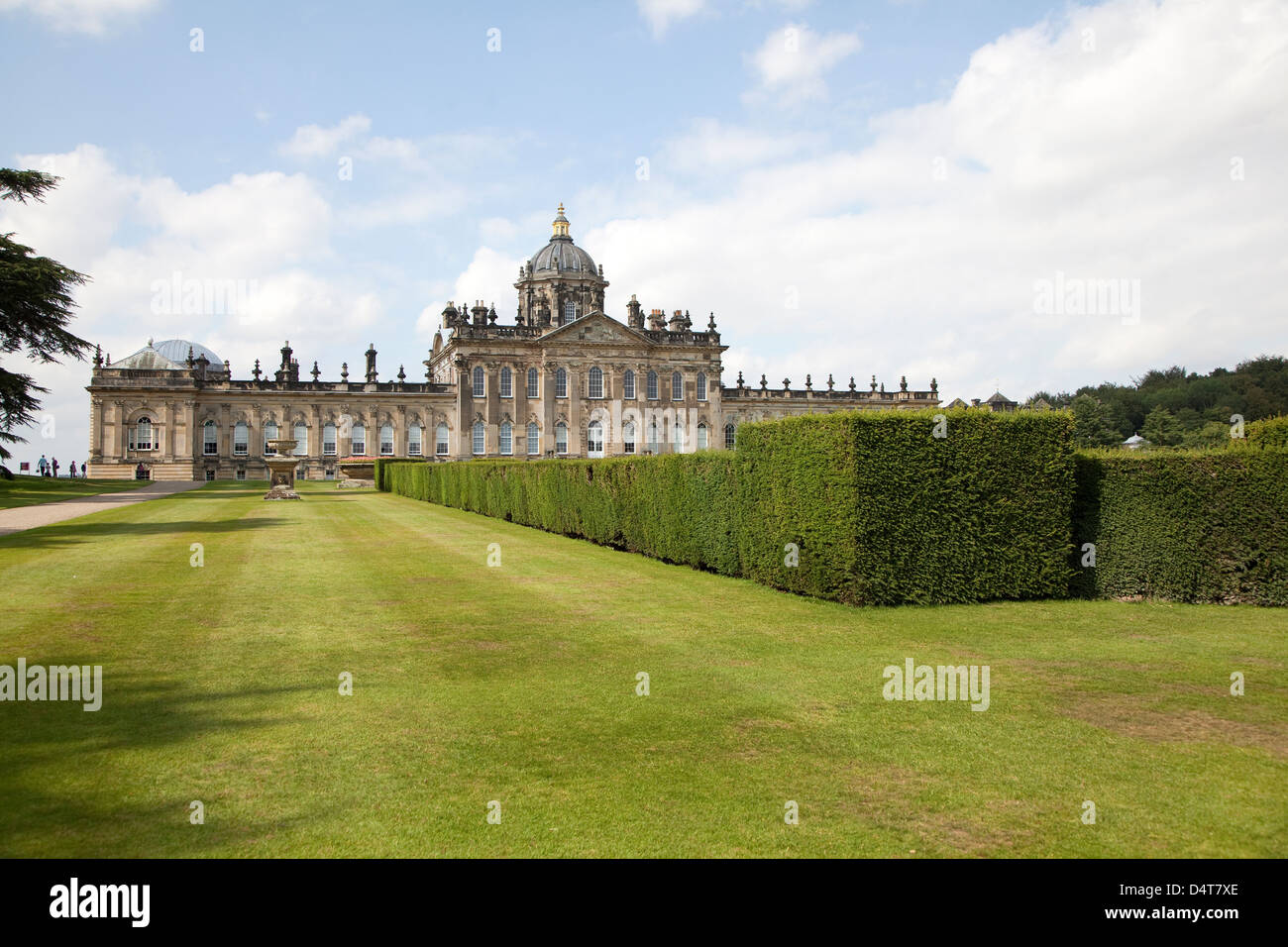 Coneysthorpe, Gran Bretagna, zona verde nella parte anteriore di Castle Howard Foto Stock