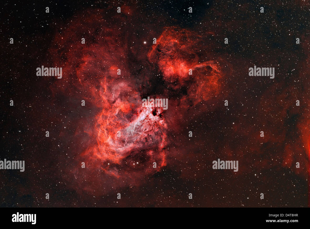 M17, la Nebulosa Omega. Foto Stock
