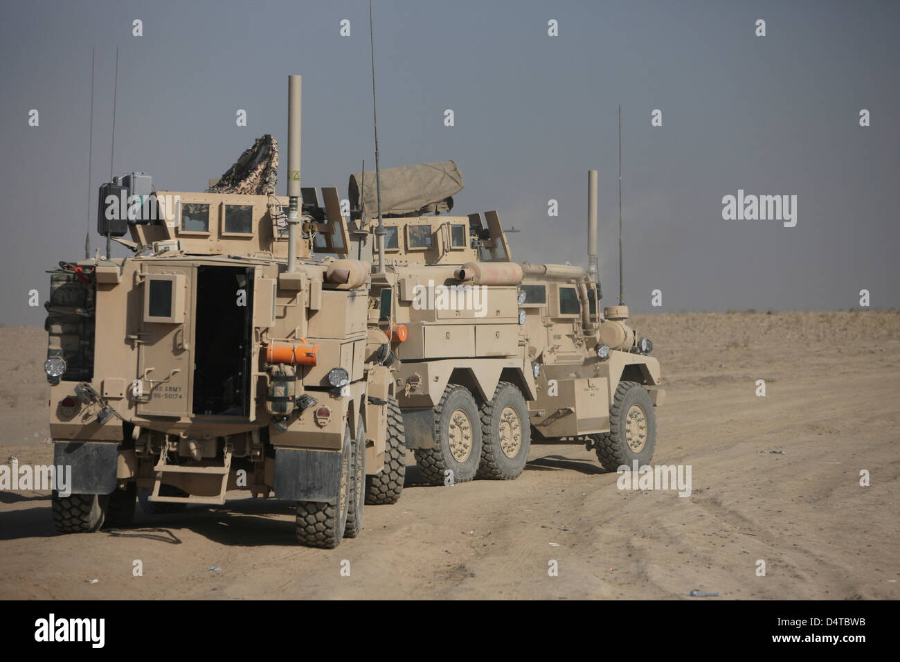 Stati Uniti Esercito Cougar veicoli MRAP, Afghanistan. Foto Stock
