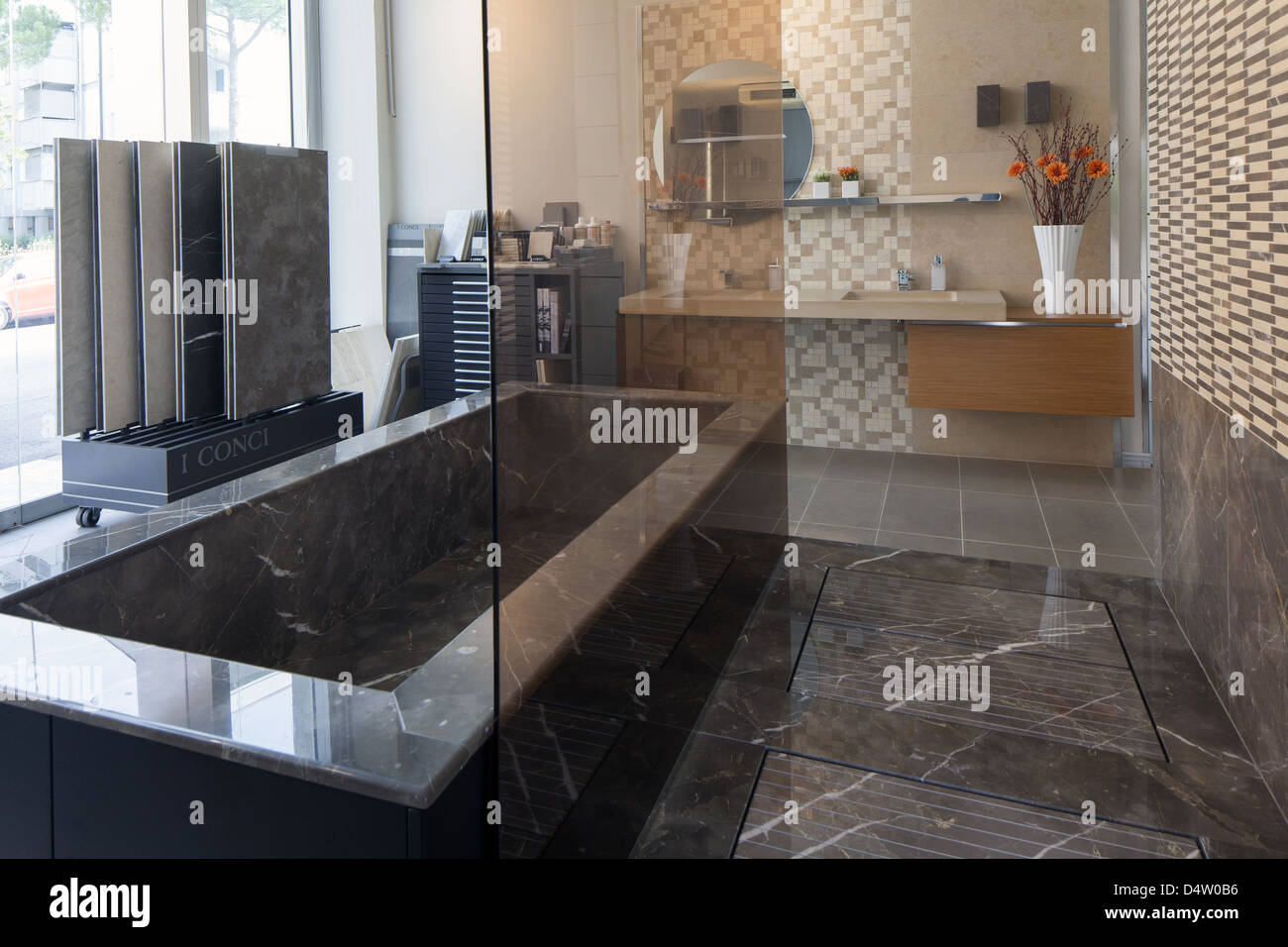 Home Arredo negozio showroom in Italia Foto Stock