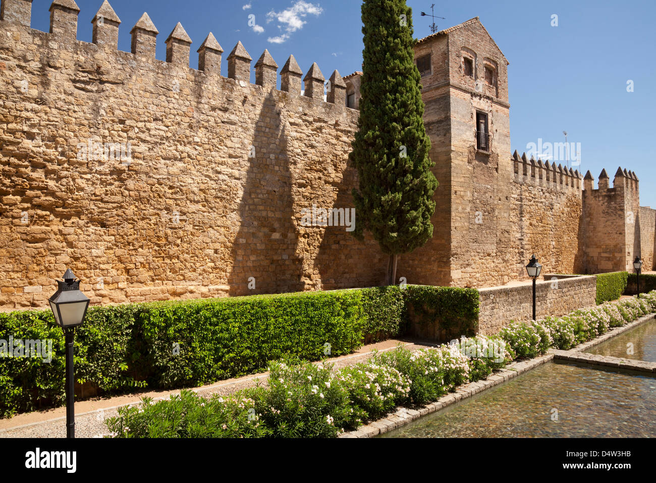 Alcazar dei Re Cristiani, Cordoba, Andalusia, Spagna, Europa Foto Stock