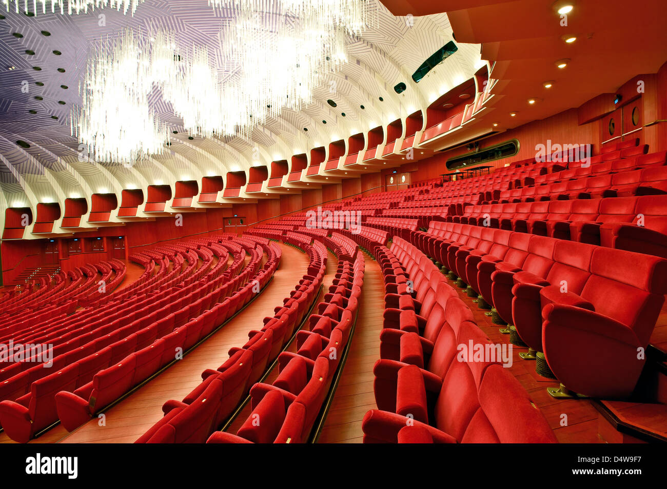 Europa Italia Piemonte Torino Teatro Regio ("Royal Theatre') architettura di Carlo Mollino Foto Stock