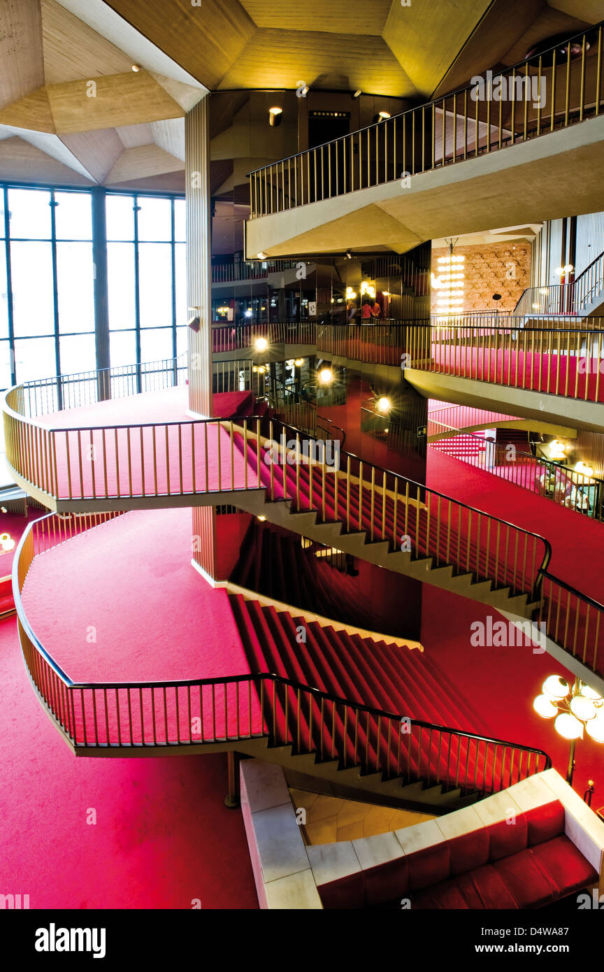 Europa Italia Piemonte Torino Teatro Regio ("Royal Theatre') architettura di Carlo Mollino Foto Stock