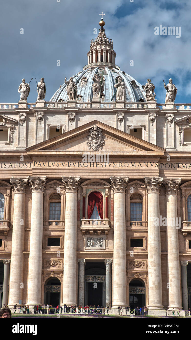 La Basilica di San Pietro in Roma, Italia Foto Stock