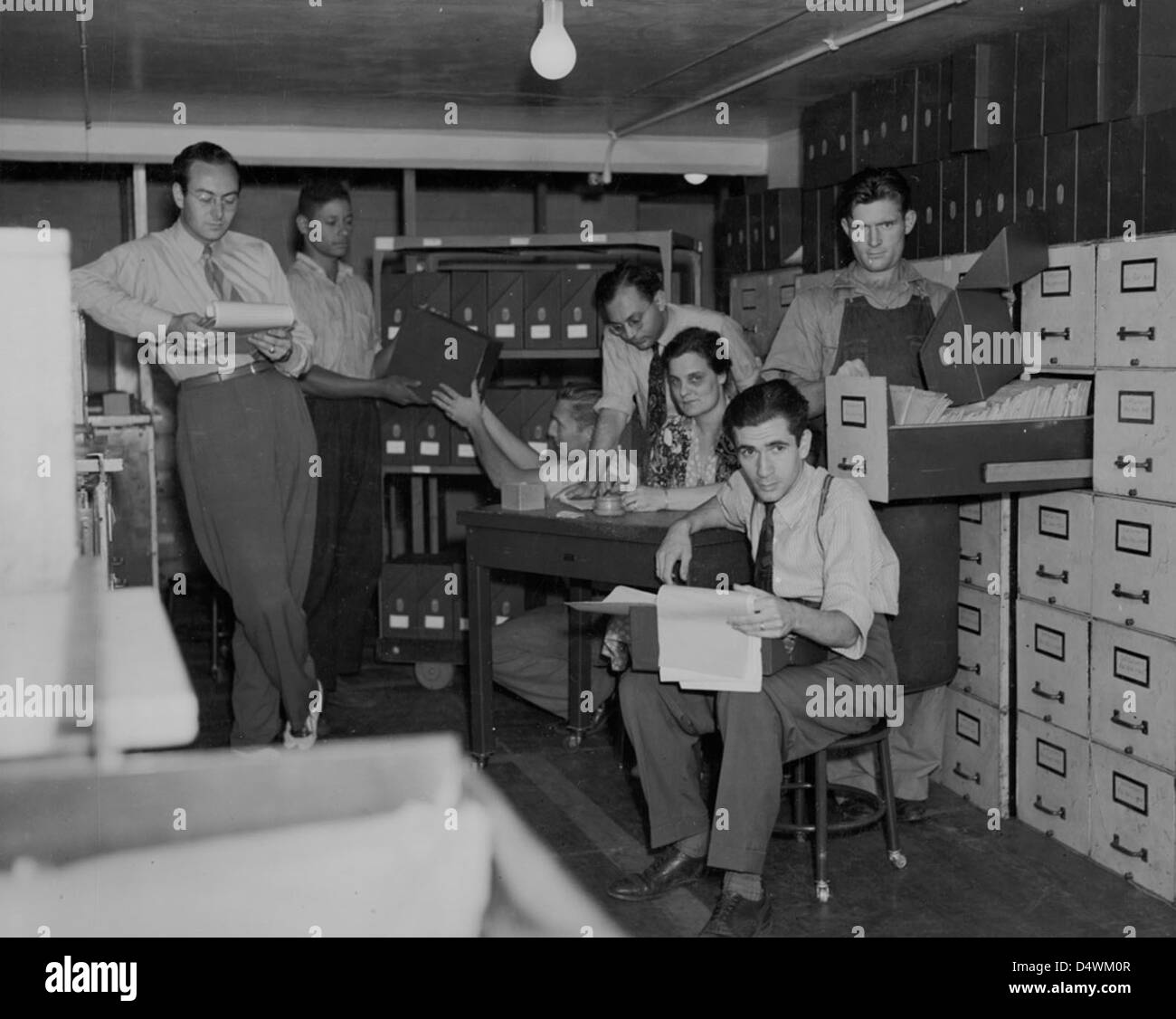 Fotografia di marina il personale degli Archivi Bess Glenn,1942 Foto Stock