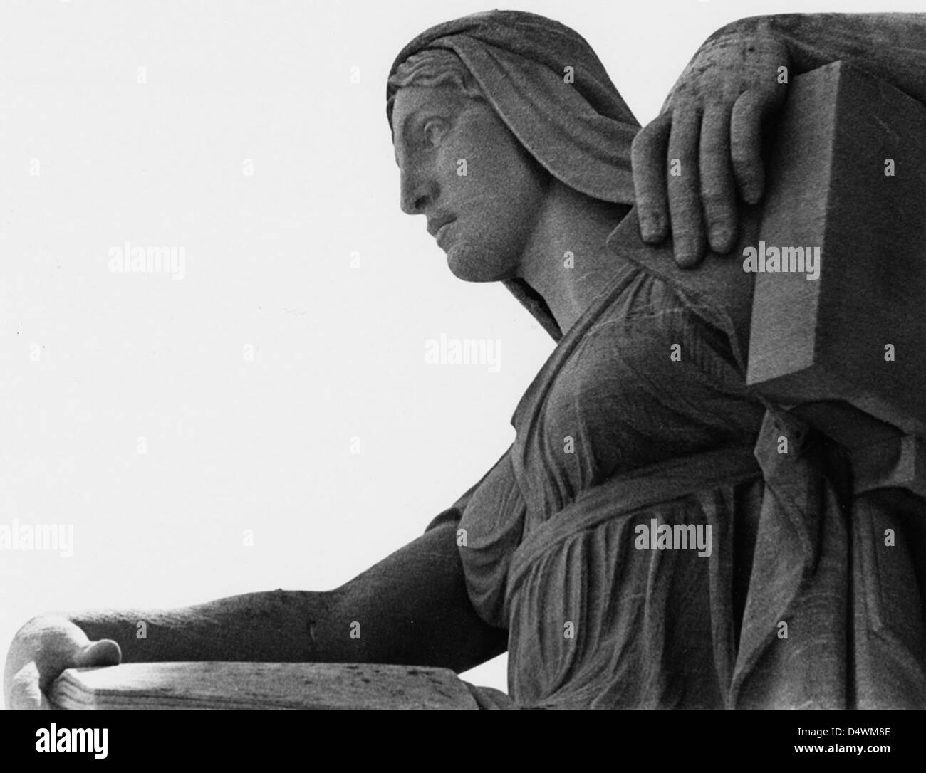 Fotografia di Close up degli archivi statua 'futuro', 1970 Foto Stock