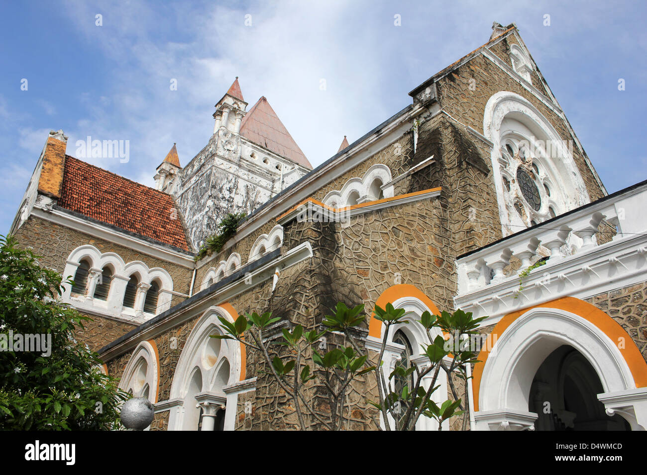 Chiesa di tutti i santi, Galle Old Fort, Sri Lanka Foto Stock